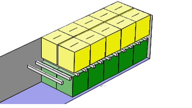 Diagram of pallets